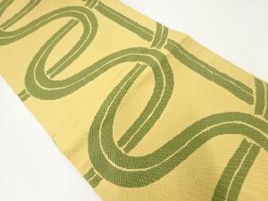 抽象模様織出し袋帯